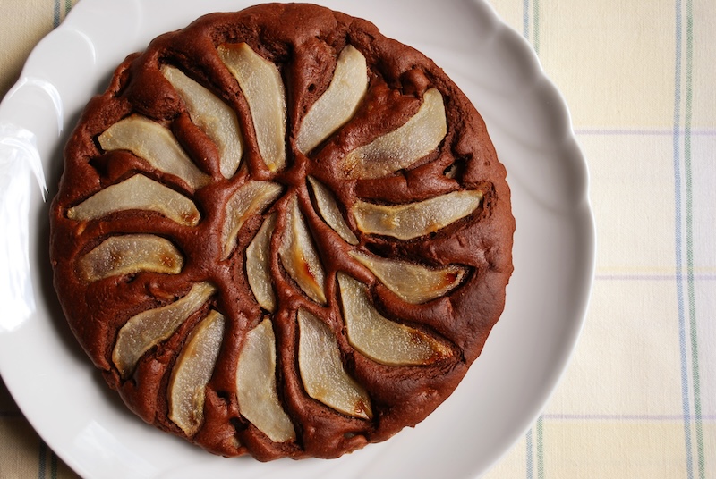 recette de Tarte poire-chocolat Banania