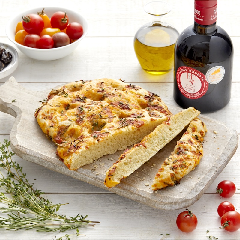 recette de La Focaccia de Château Calissanne