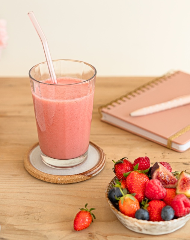 recette de Smoothie Skyr fruits rouges