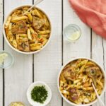 recette de Penne à l’artichaut à la grecque