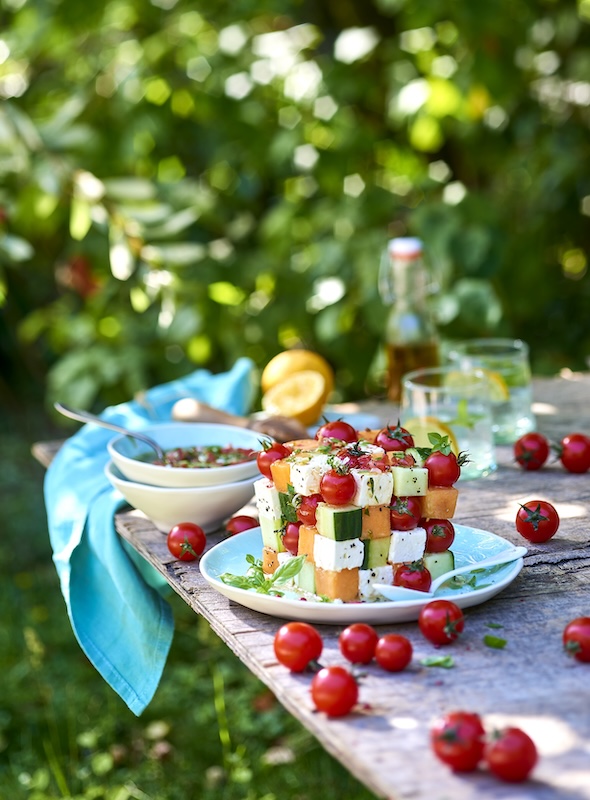 recette de Rubiks cube aux tomates cerises