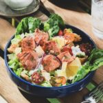 recette de Salade César au saumon de Norvège