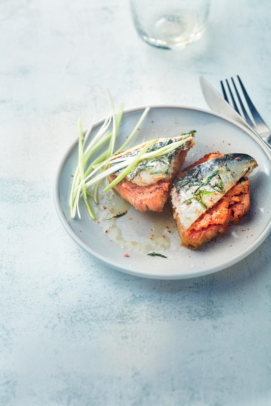 recette de Sardines grillées sur toasts