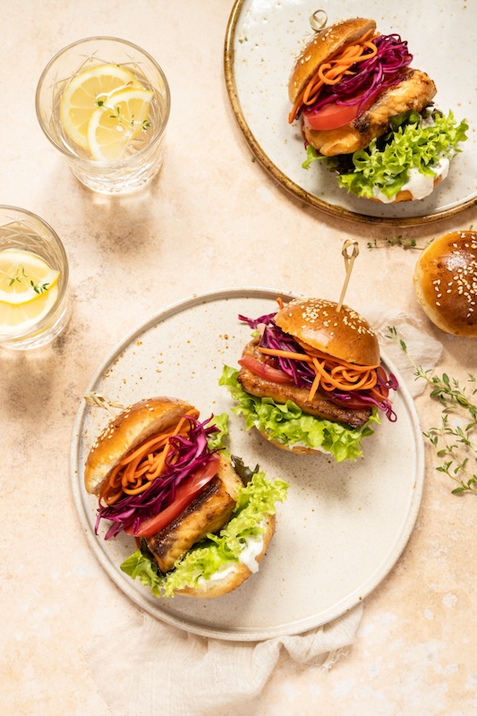 recette de Burgers de poisson pimenté