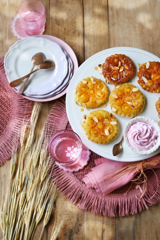 recette de Tartelettes à la tomate façon tatin