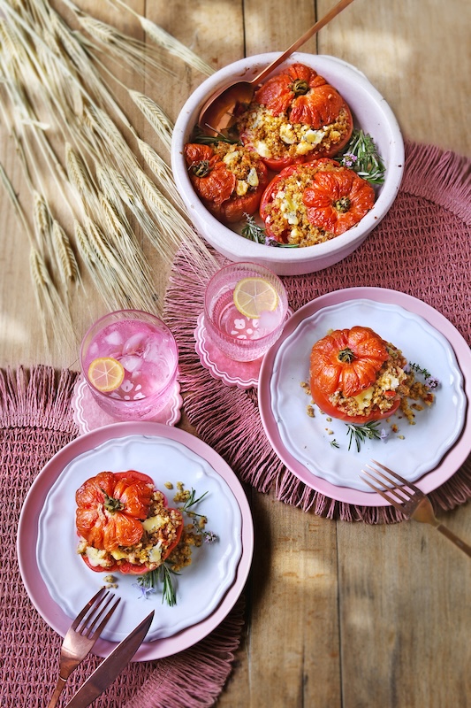 recette de Tomates farcies au quinoa et à la fourme
