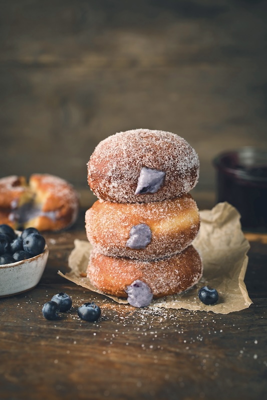 recette de Beignets de Carnaval à la myrtille