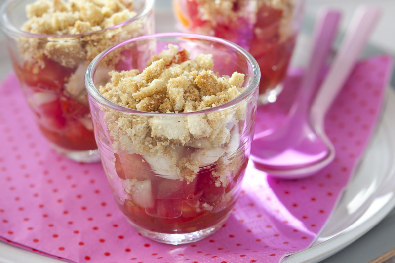 Mini-crumble de tomate