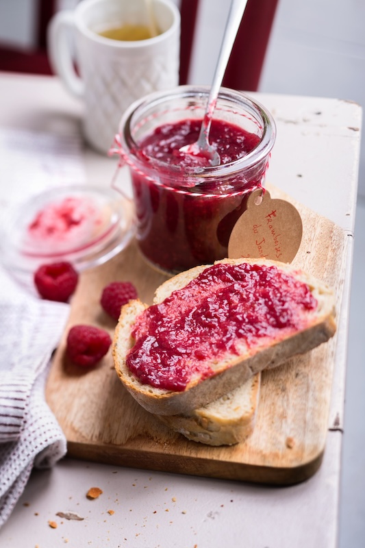 recette de Confiture de framboises maison