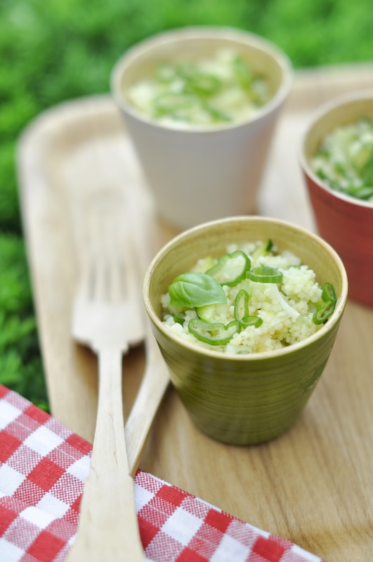 recette de Taboulé de légumes au basilic