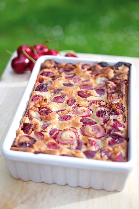 recette de Clafoutis aux cerises et à la vanille