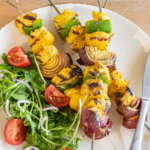 Brochettes de pintade au curry