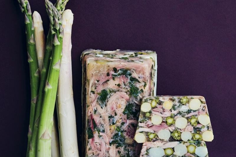 Pressé asperge et poulet