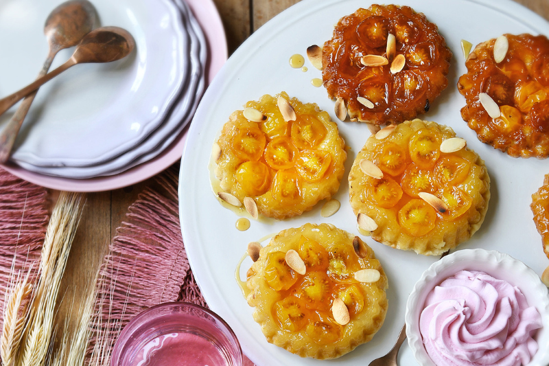 Tartelettes à la tomate façon tatin