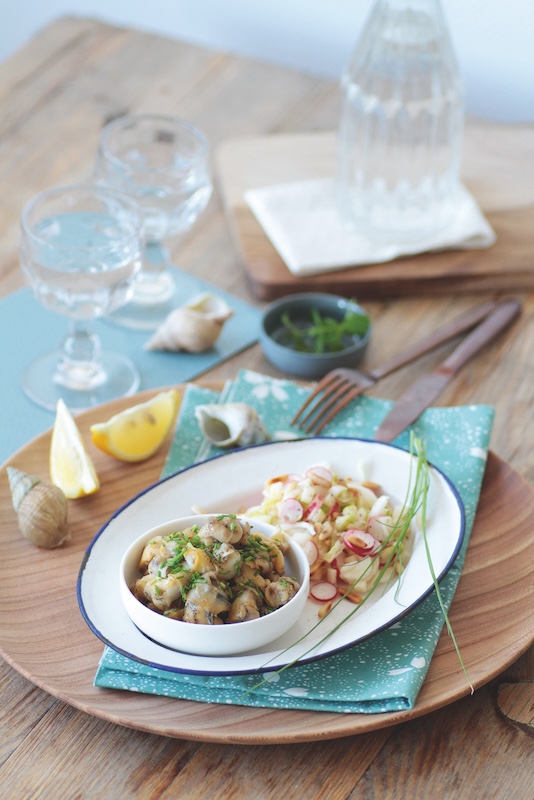 recette de Bulots à l’aigre doux