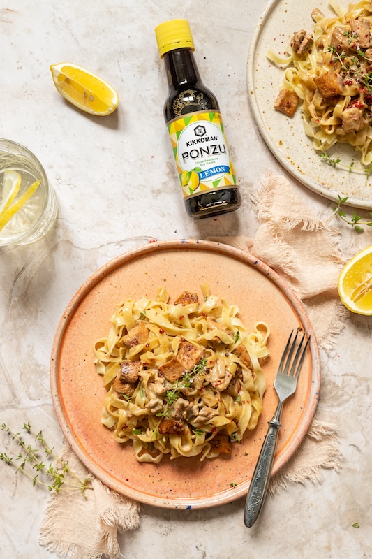 recette de Tagliatelles à la truite et sauce citronnée