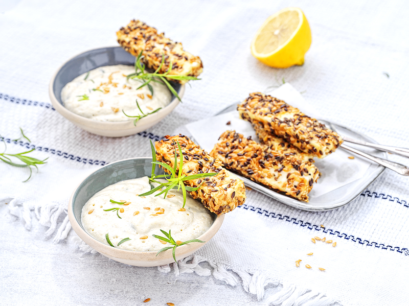 recette de Mousse de pois chiches à l’estragon