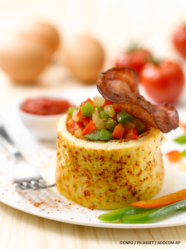 recette de Omelette aux saveurs du Pays basque