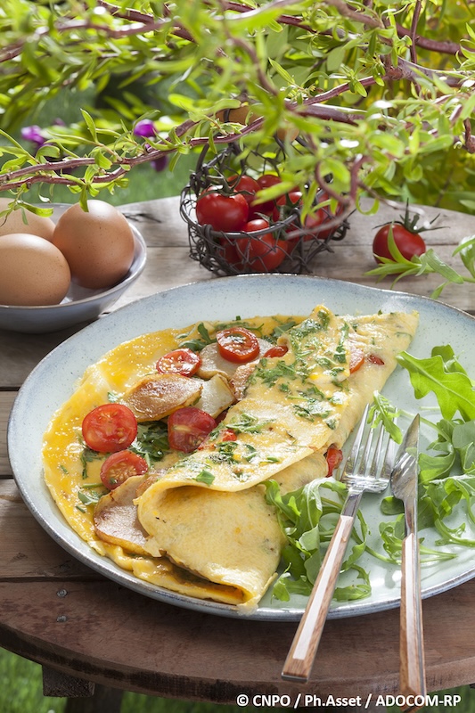 recette Omelette jardinière