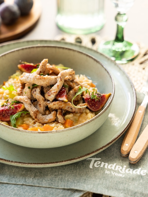 recette de Risotto au veau et figues