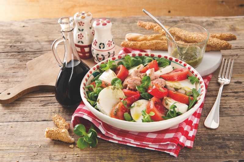 recette de Salade de thon à la mozzarella