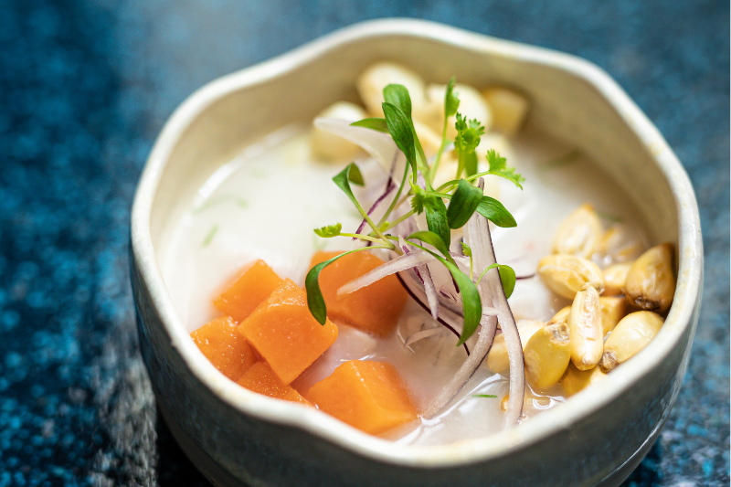 Ceviche de bar à la patate douce