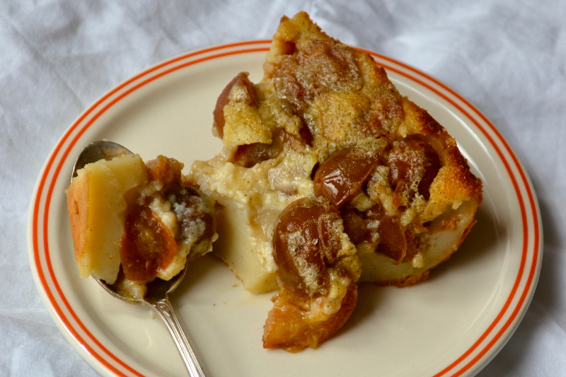 Clafoutis aux mirabelles rhum et vanille