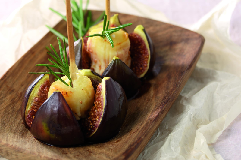 Figues farcies au chèvre