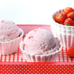 Glace à la fraise et au mascarpone