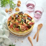 recette de Cheesecake aux fromages frais figues