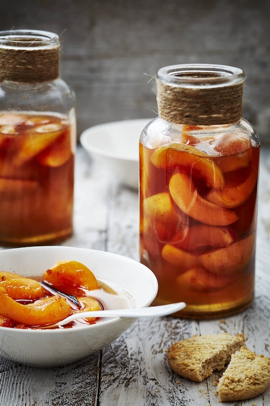 recette d'Abricots frais au sirop maison