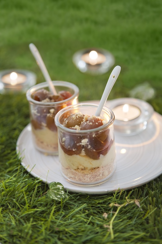 recette de Trifle de prunes à l’Amaretto