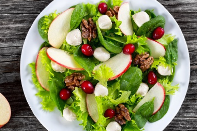 Salade de pommes et Mozzarella