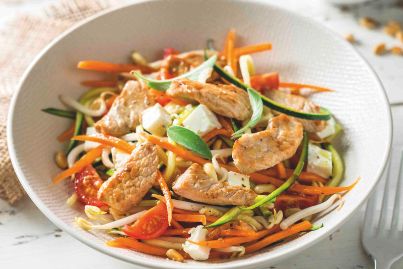 Salade d’émincés de veau