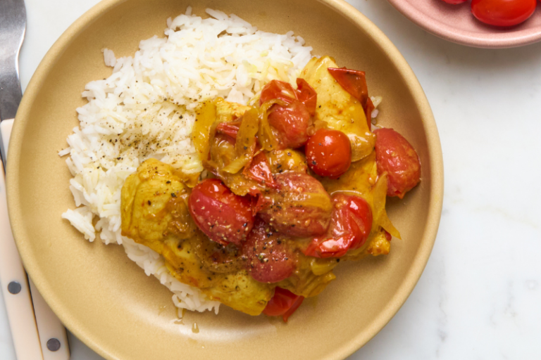 Sauté de dinde au miel curry