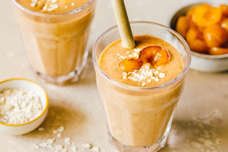 Smoothie aux mirabelles et noisettes