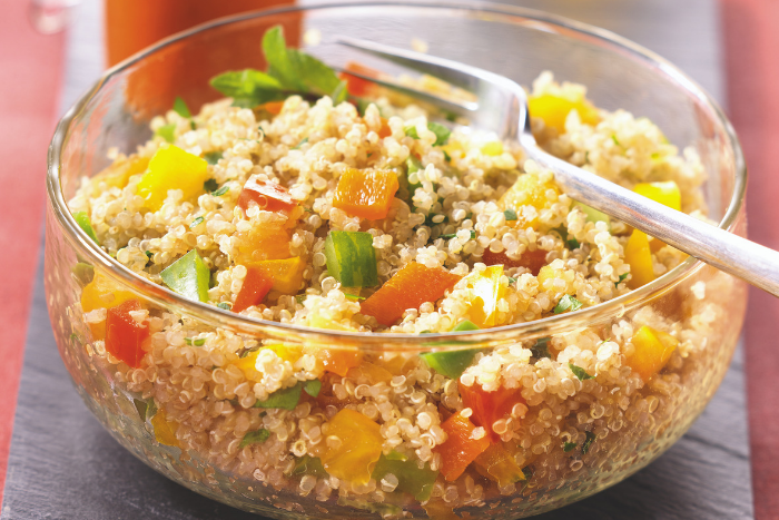 Taboulé de quinoa aux poivrons