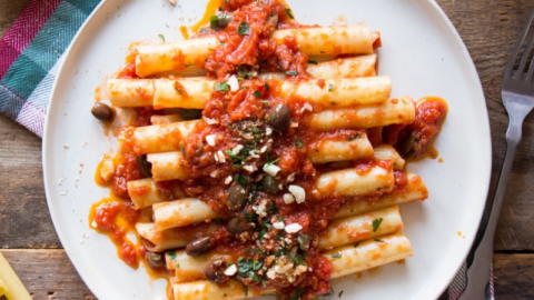 Ziti méditerranéens aux anchois
