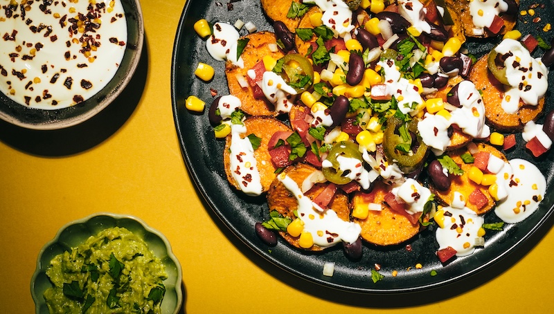 recette de Nachos de patate douce