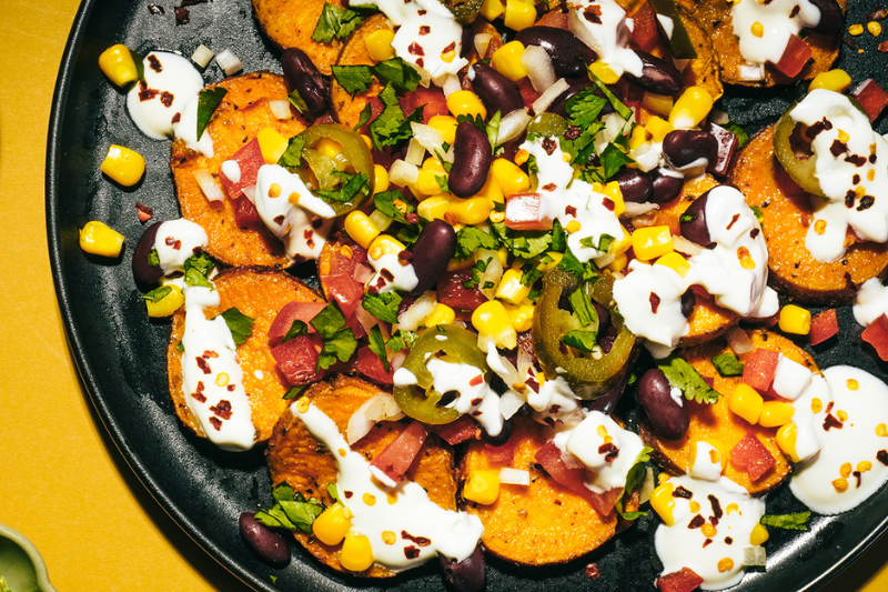 Nachos de patate douce