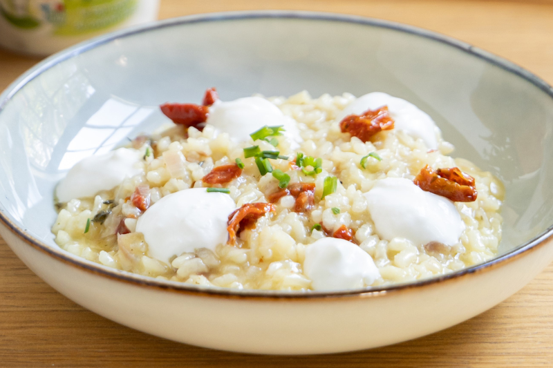 Risotto de tomates séchées