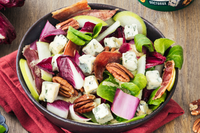 Salade d’endives rouges et Bleu