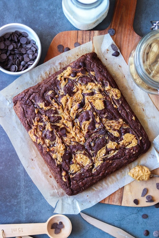 recette de Banana bread chocolat-cacahuète