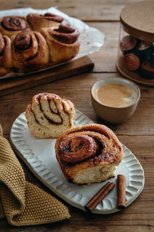 recette de Cinnamon coffee rolls