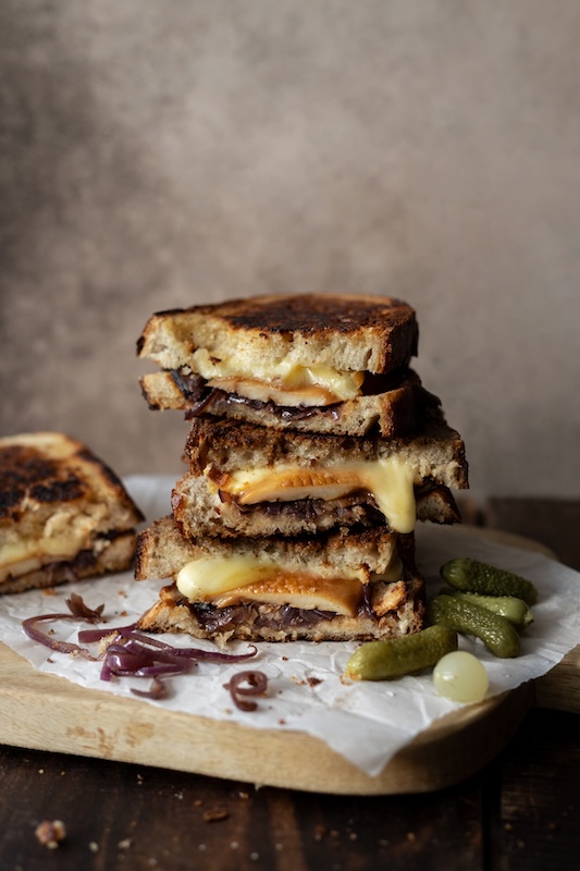 recette de Croque-monsieur raclette et eryngiis