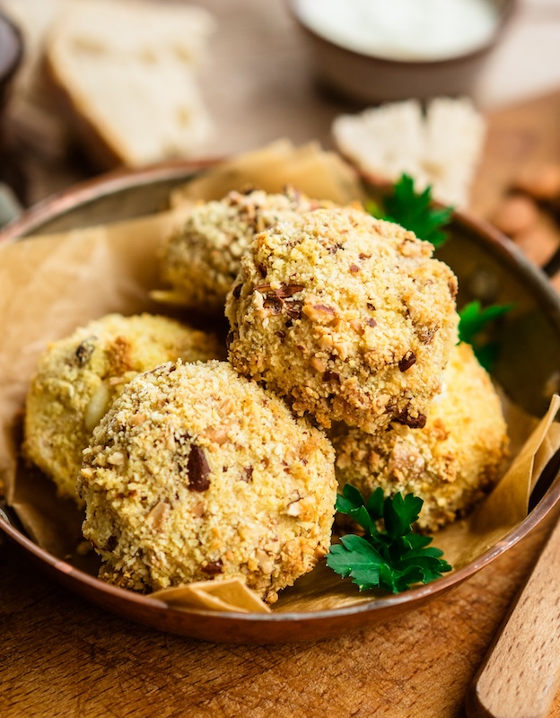 recette de Crottins de Chavignol panés au four