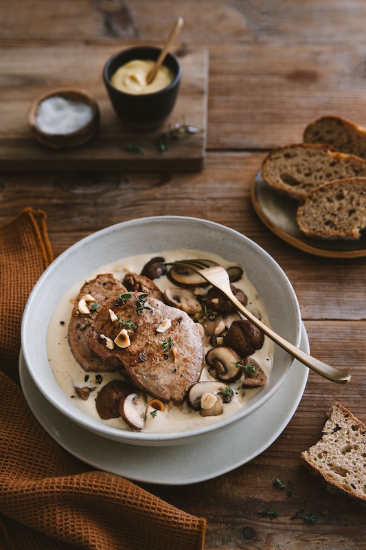 recette de Grenadins de veau des sous-bois