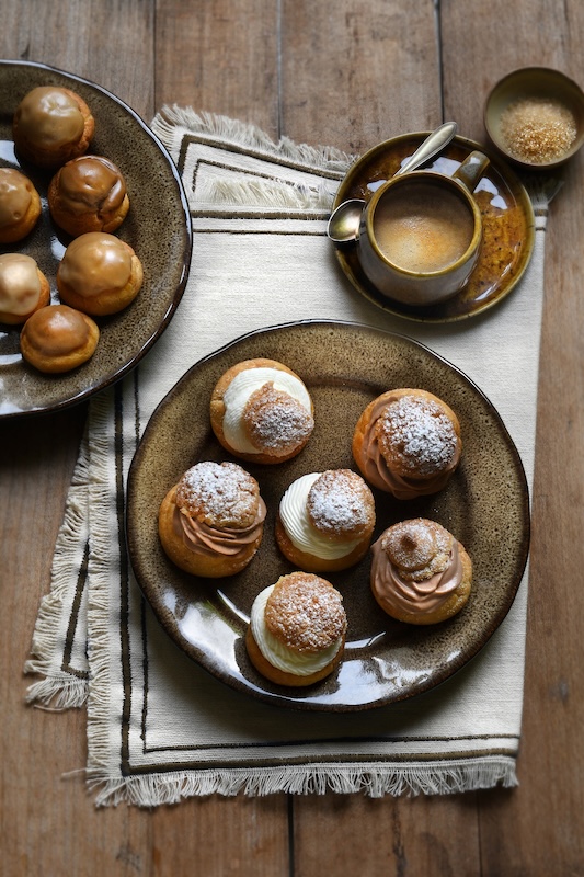 recette de Trilogie de petits choux garnis