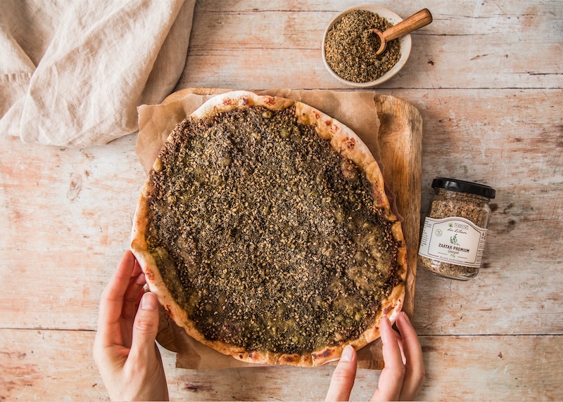 recette de Man’ouché au Zaatar