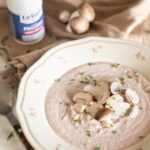 recette de Soupe crémeuse aux champignons et à l’estragon
